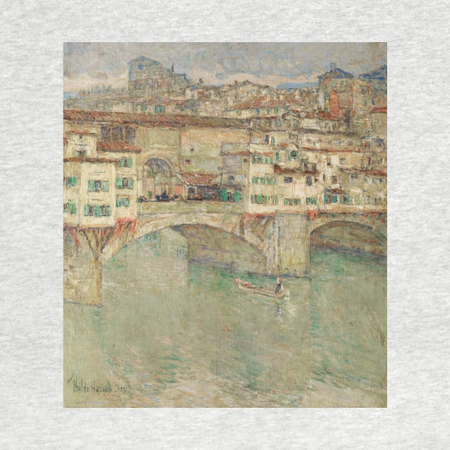 Ponte Vecchio by Childe Hassam by Classic Art Stall